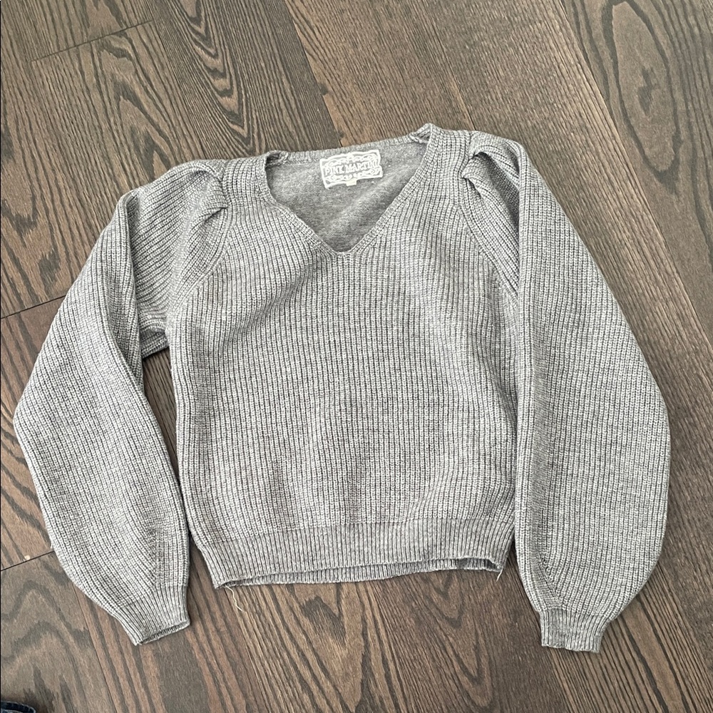 Gray sweater